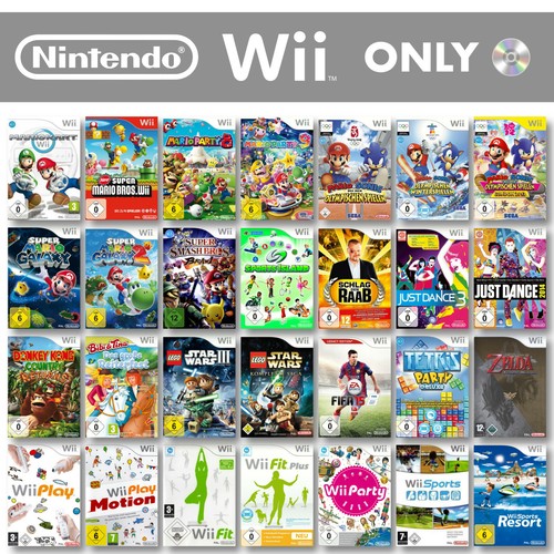 Nintendo wii spiele - spiele-wahl, (nur
