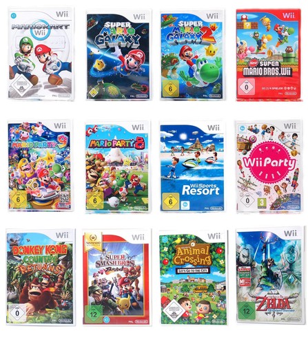 Auswahl wii spiele mario - wii,